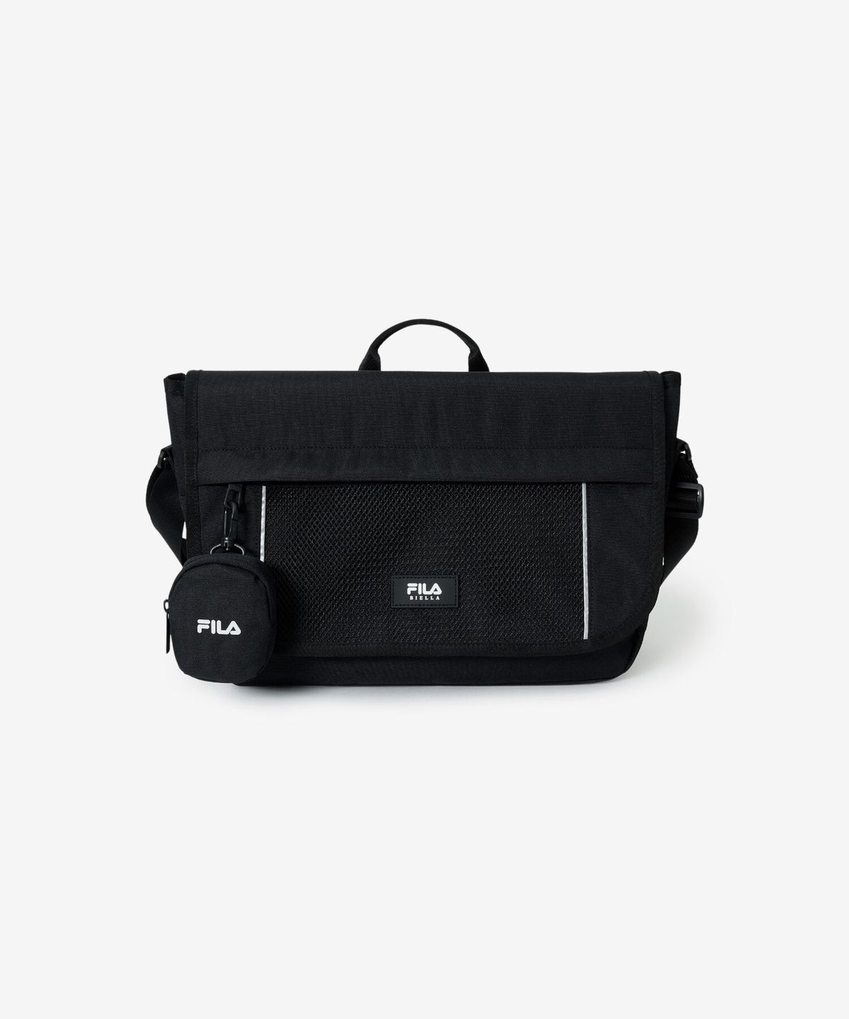 휠라 키즈(FILA KIDS) 파우치키링 메신저백(FK3BCH1014XBLK)