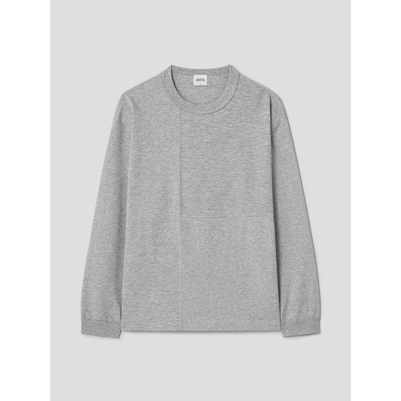 Jersey Patch Round T  Grey