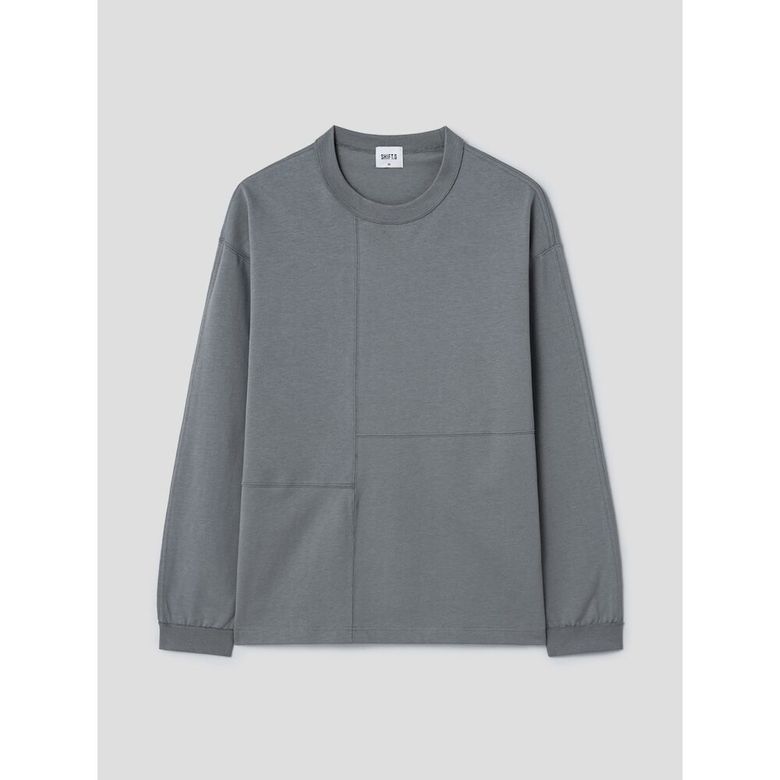 Jersey Patch Round T  Khaki