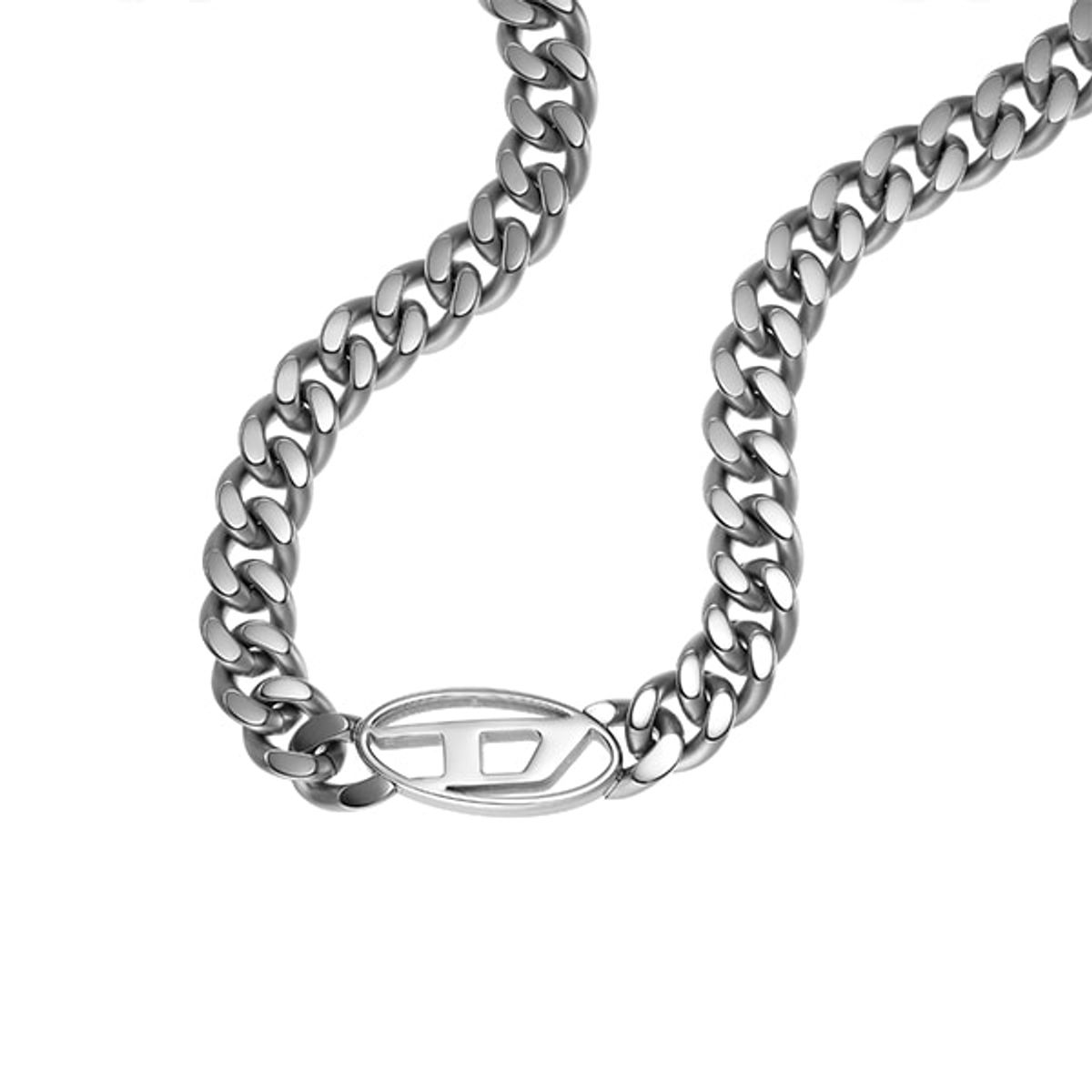 디젤 악세사리(DIESEL ACCESSORY) DX1433040 오벌 D 로고 초커 목걸이