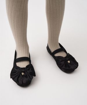 KIDS RIBBON MARY JANE black