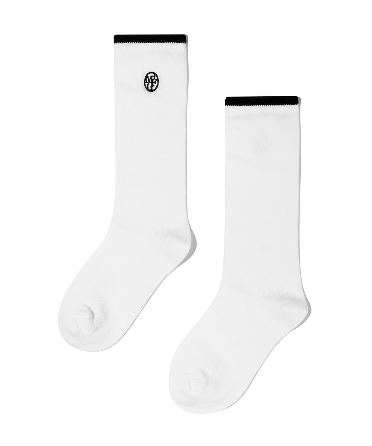 마리떼 키즈(MARITHÉ KIDS) KIDS W CIRCLE LOGO KNEE SOCKS white
