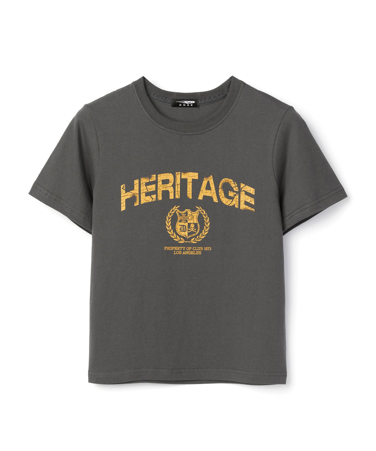 [DNSR] Heritage Crop T-Shirt /追跡付 MUSINSA公式 | DNSR WOMEN Heritage Crop T-Shirt White