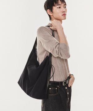VINTAGE MESSENGER BAG (BLACK)