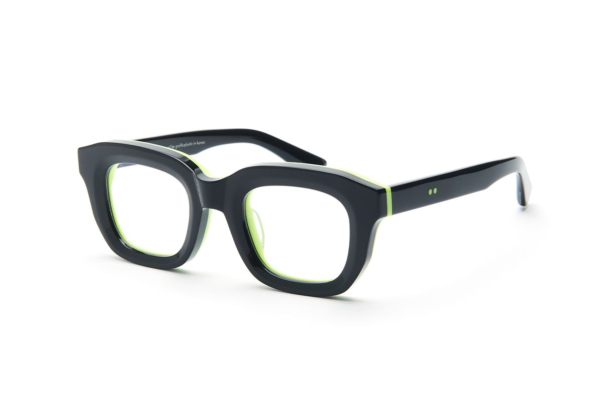그라픽 플라스틱(GRAFIK:PLASTIC) rams R_black neon green