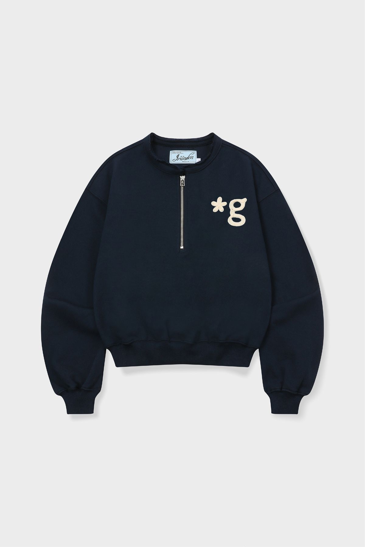 글런든(GRUNDEN) 컷오프 하프 집업 (잉크 네이비)