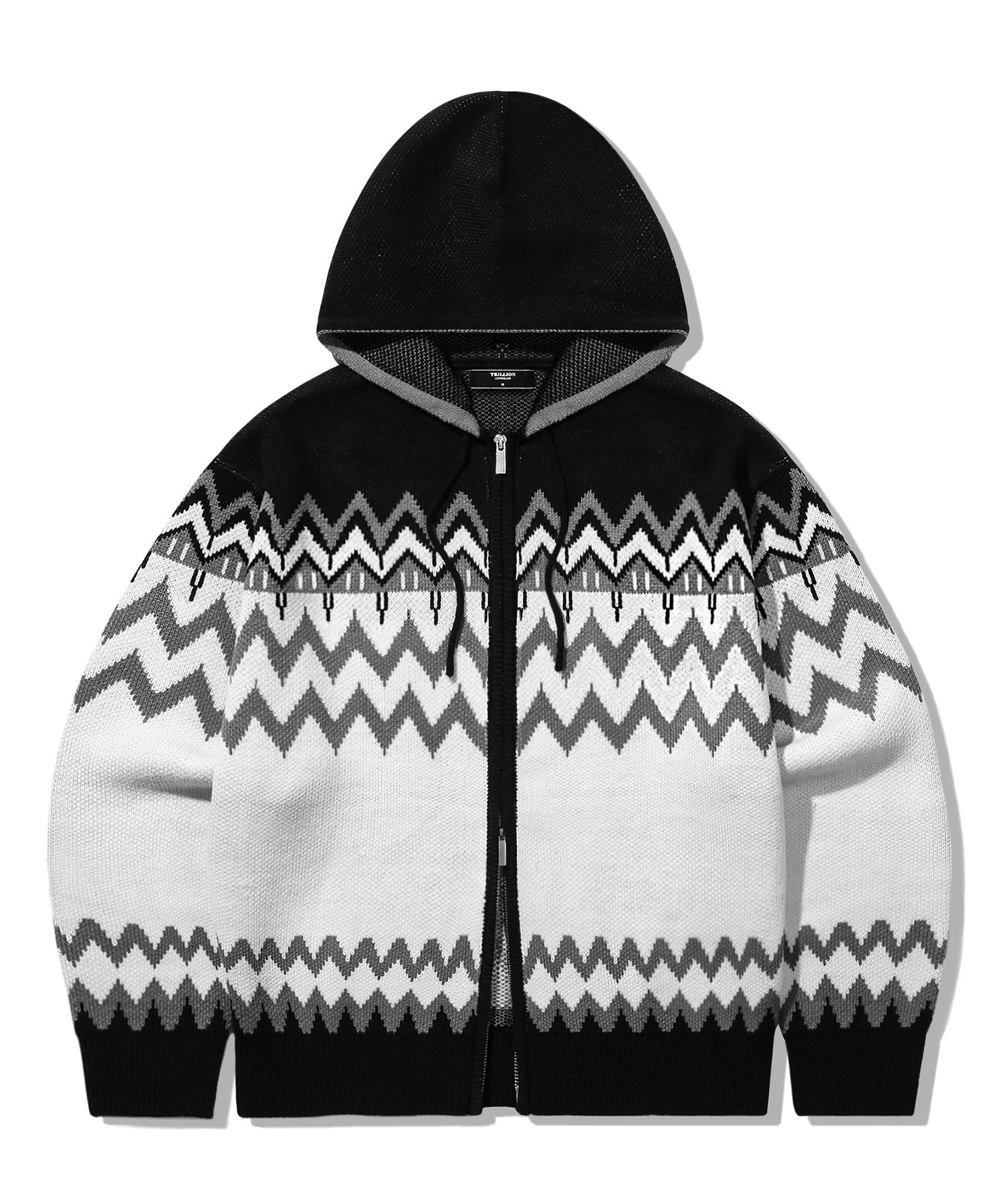 パーカー・フーディ [TRILLION] Washable Nordic Jacquard 2WAY Hood Zip Up Knit MUSINSA | TRILLION Washable Nordic Jacquard 2WAY Hooded Zip