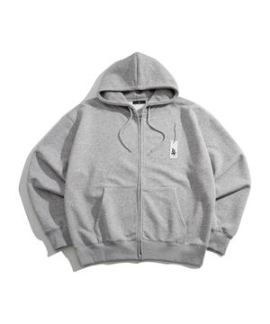 2WAY 스웻 후드 집업 HA-1039 HAR1023 멜란지