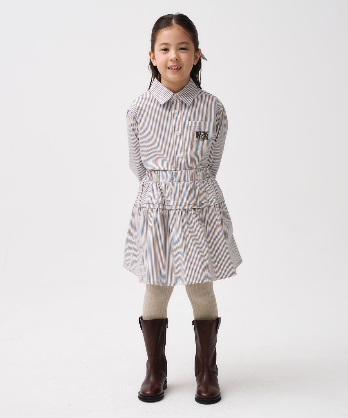 마리떼 키즈(MARITHÉ KIDS) KIDS W COTTON SKIRT beige