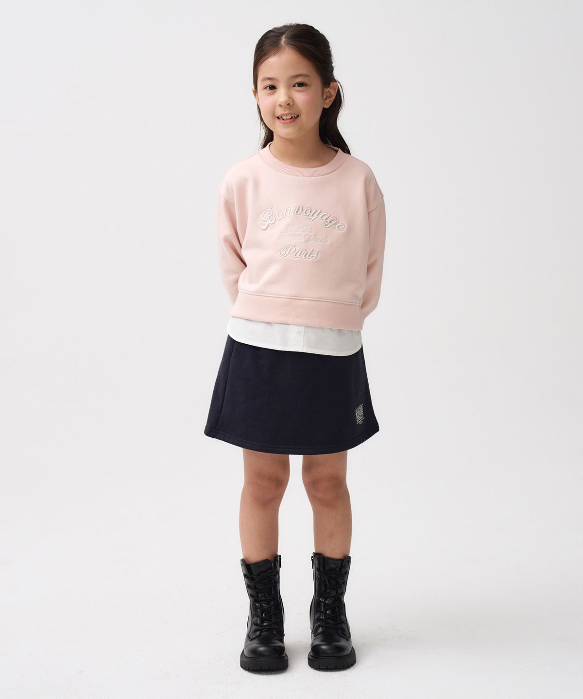 마리떼 키즈(MARITHÉ KIDS) KIDS W MINI SWEAT SKIRT navy