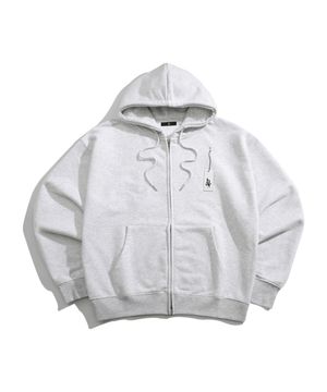 2WAY 스웻 후드 집업 HA-1039 HAR1023 백멜란지