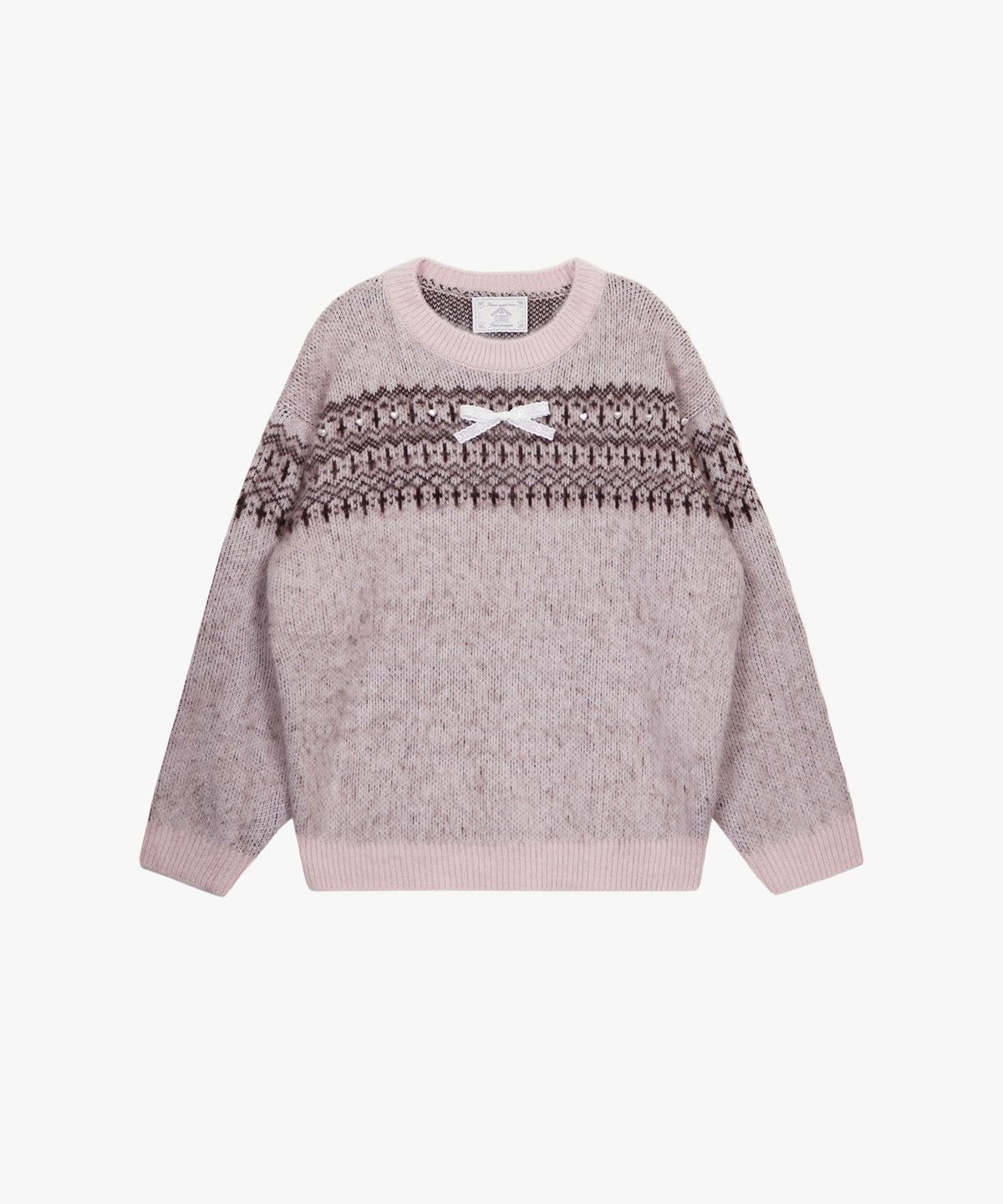 핑크파인애플(PINK PINEAPPLE) SNOWY SOFT LOVELY SWEATER_PINK