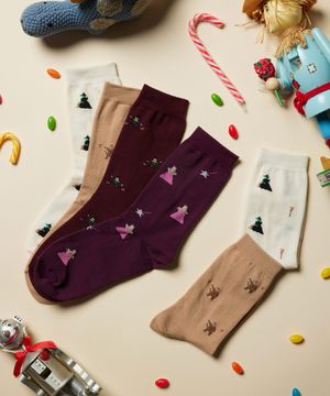 [2PACK] 오즈의 마법사 크루 삭스_7colors