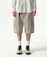 [시티 레저] CN 벨티드 멀티 포켓 카고 버뮤다 팬츠 [그레이쉬 베이지]