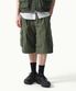 [시티 레저] CN 벨티드 멀티 포켓 카고 버뮤다 팬츠 [카키]