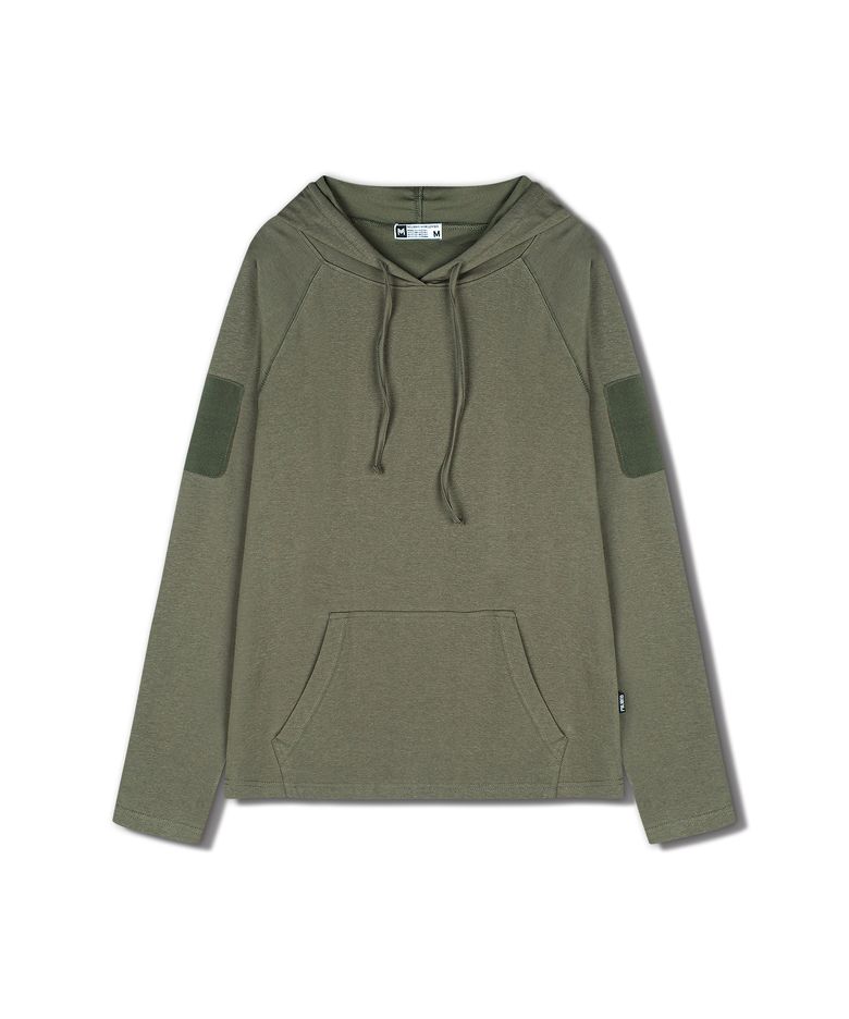 컴포트 풀오버 USA Fit 후드티 카키