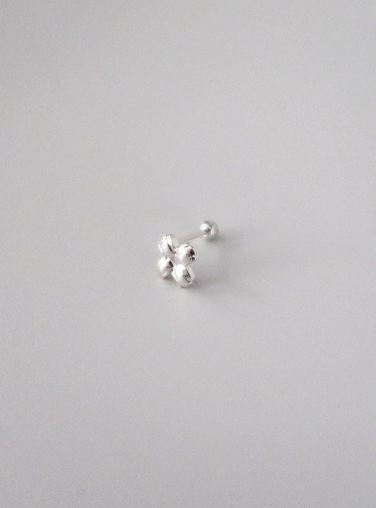 마호가니(MAHOGANI) SMALL LAYERED CROSS PIERCING