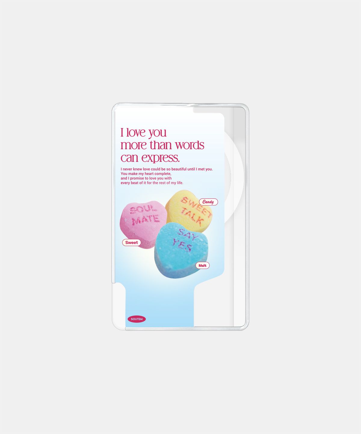 소유템(SOUTEM) Heart Candy_Magsafe Card Pocket
