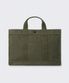 헤비 캔버스 스퀘어 토트 백 [카키]