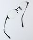 RC MUMU 무테 안경 BLACK