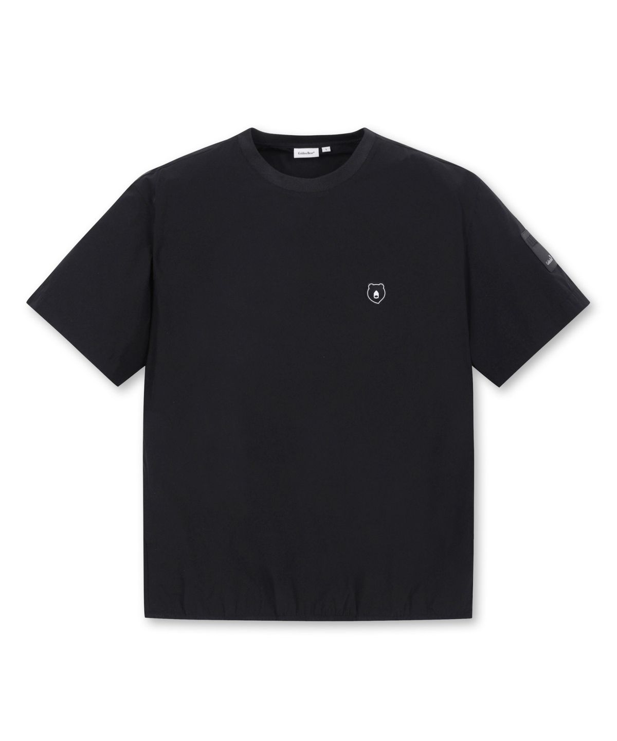 골든베어(GOLDEN BEAR) Stretchable Woven Crewneck Sweatshirt_G4TAM25141BKX