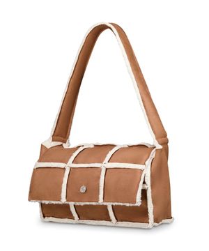 무스탕 숄더백_카멜