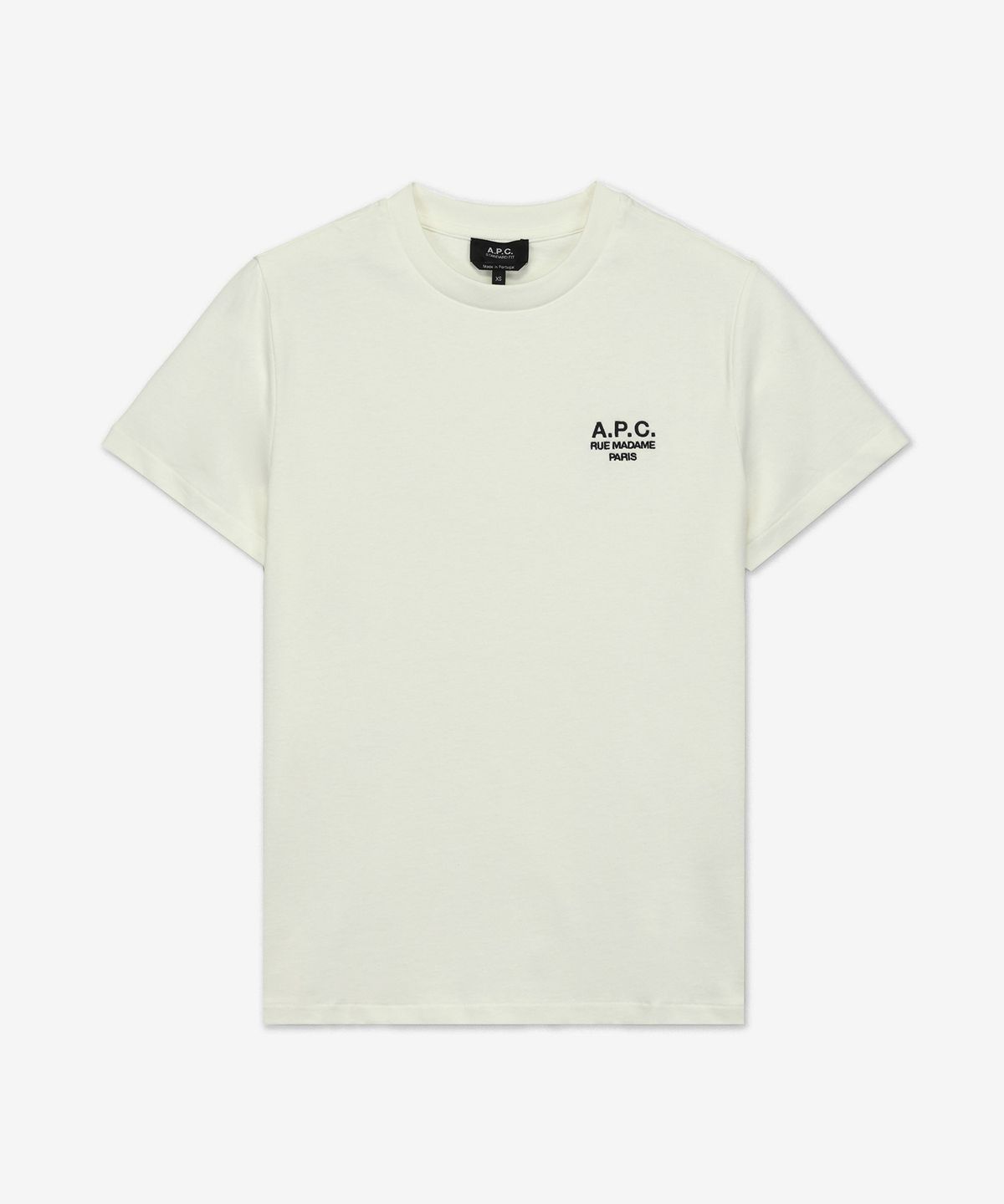 아페쎄(A.P.C.) 루 마담 레귤러핏 반소매 티셔츠 - 화이트:다크네이비 / COHBUM26388TAE