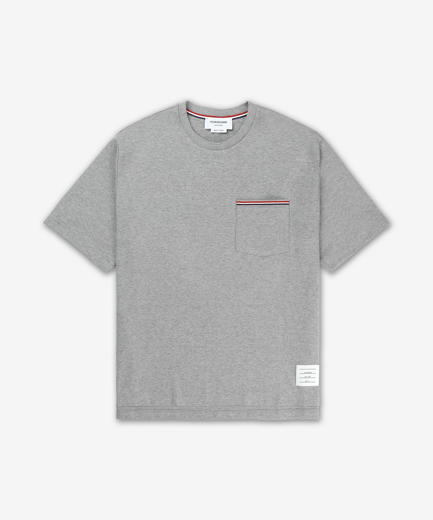 ★THOM BROWNE★ Oversized short sleeve pocket short sleeve t MUSINSA | THOM BROWNE Oversized Short Sleeve Pocket Short