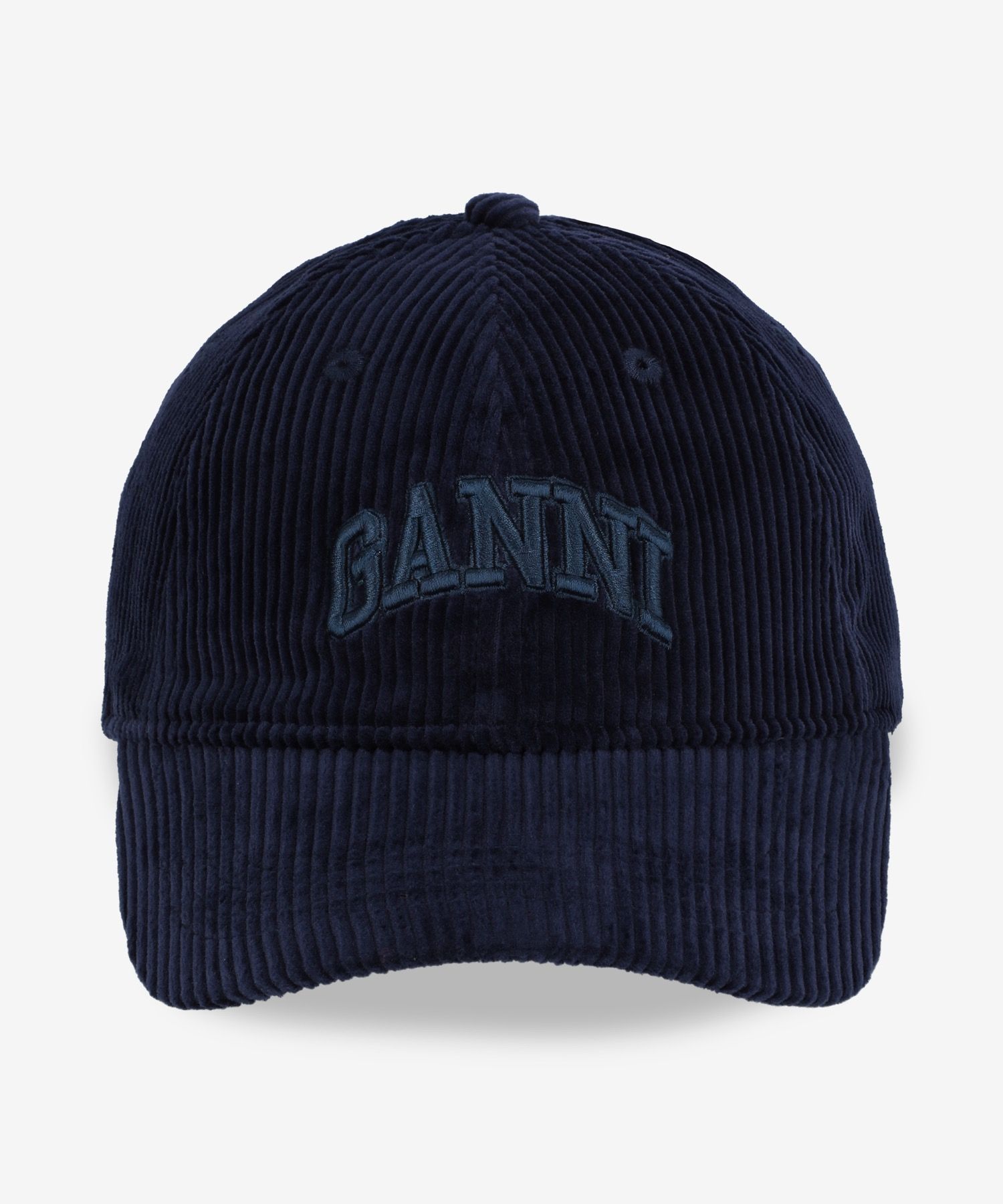 ☆Ganni☆ Logo Corduroy Ball Cap Dark Navy A6472642 MUSINSA | GANNI Logo Corduroy Ball Cap - Dark Navy / A6472642