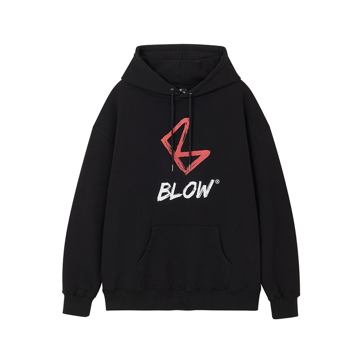 블로우(BLOW) Red Logo Hoodie
