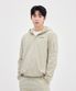 남성 기능성 소재 반집업 후드티셔츠 (D.Skin Beige)