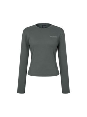 여성 퀵드라이 긴팔티셔츠 (D/GREY)