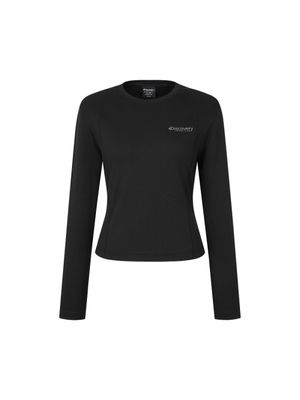 여성 퀵드라이 긴팔티셔츠 (BLACK)