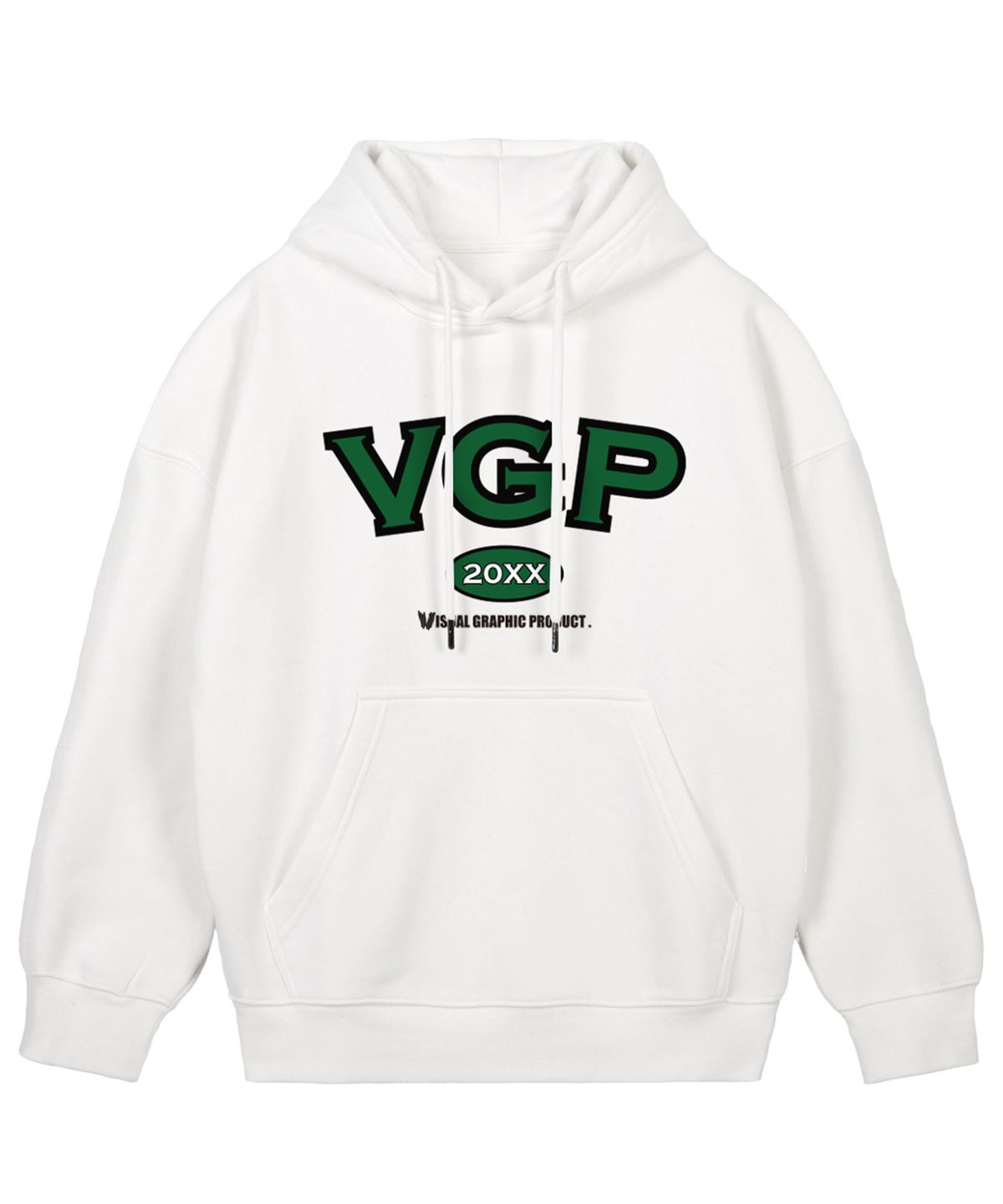 바이엘(BY.L) VGP 아치 로고 후드 화이트