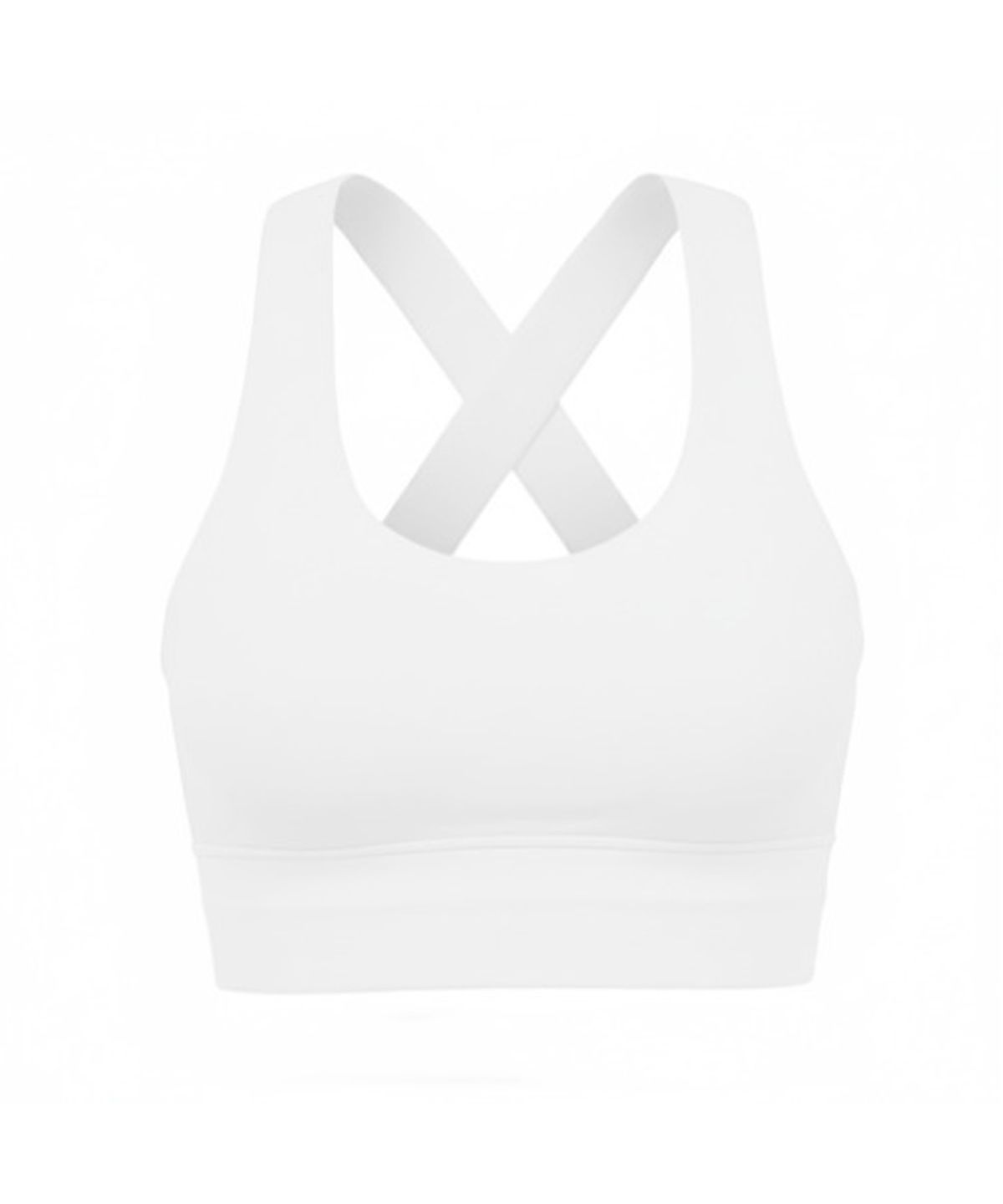 라이드(LITHE) 베이직 크로스 U 브라탑  White