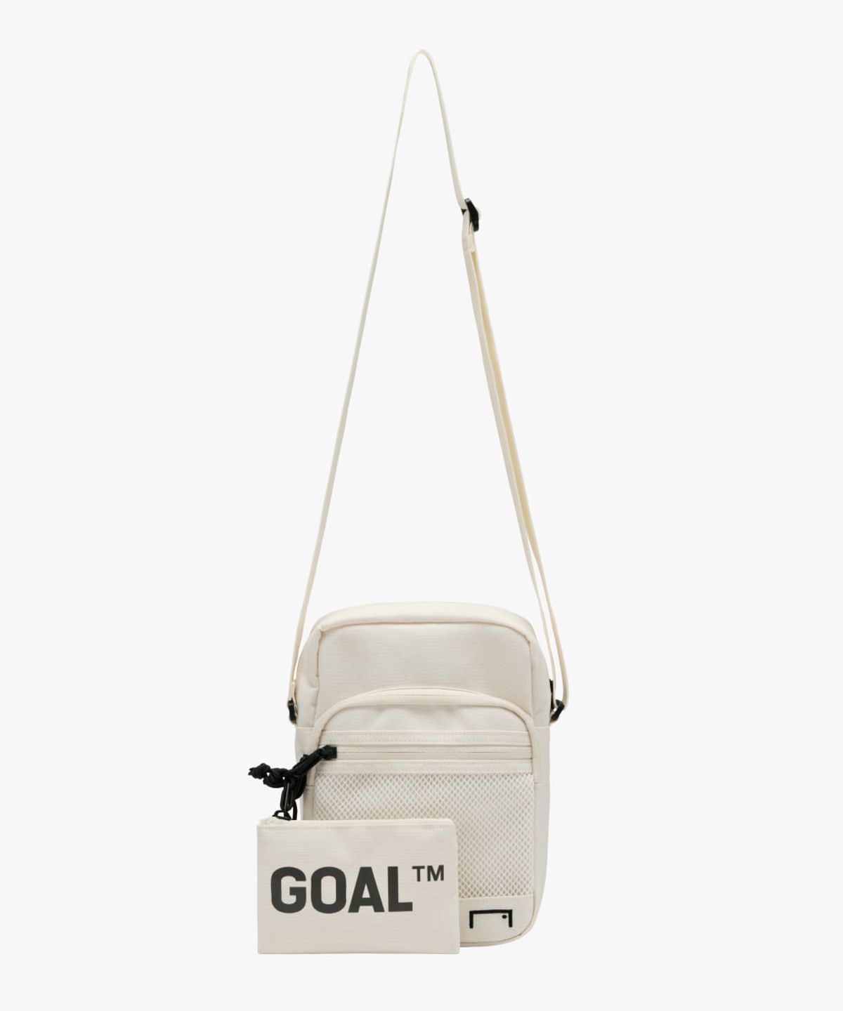골스튜디오(GOALSTUDIO) ESSENTIAL GOAL MINI CROSS BAG-OFF WHITE