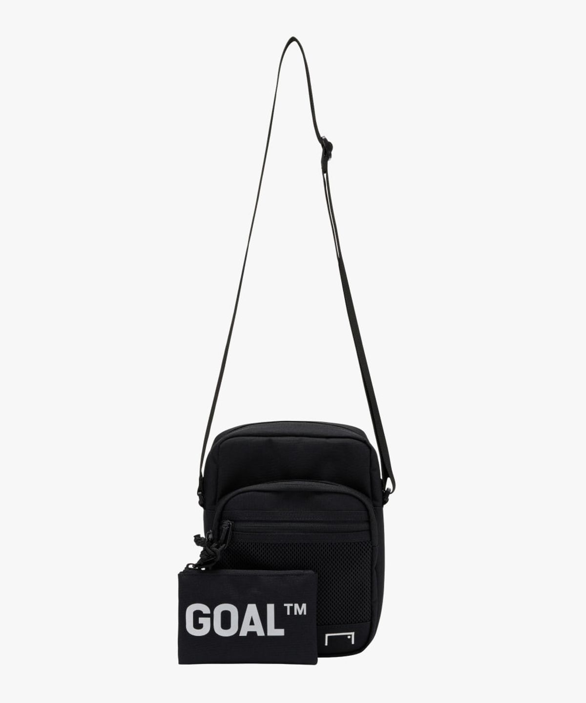 골스튜디오(GOALSTUDIO) ESSENTIAL GOAL MINI CROSS BAG-BLACK