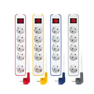 고용량멀티탭 과부하차단  컬러탭 5구 4컬러
