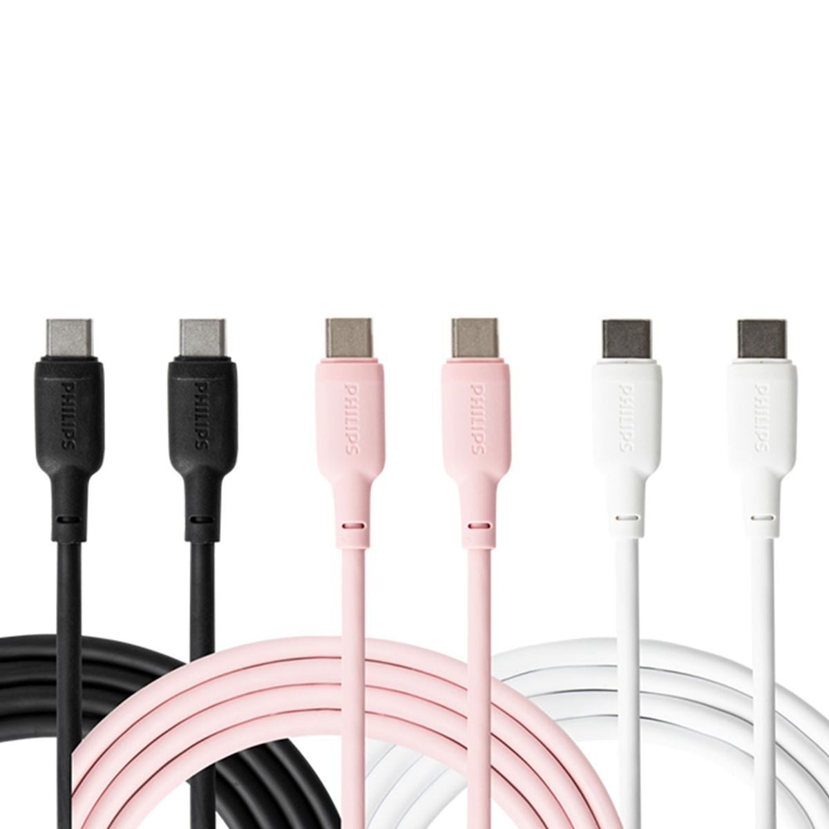 필립스(PHILIPS) USB-C to C타입 60W 프리미엄 고속충전케이블 2M