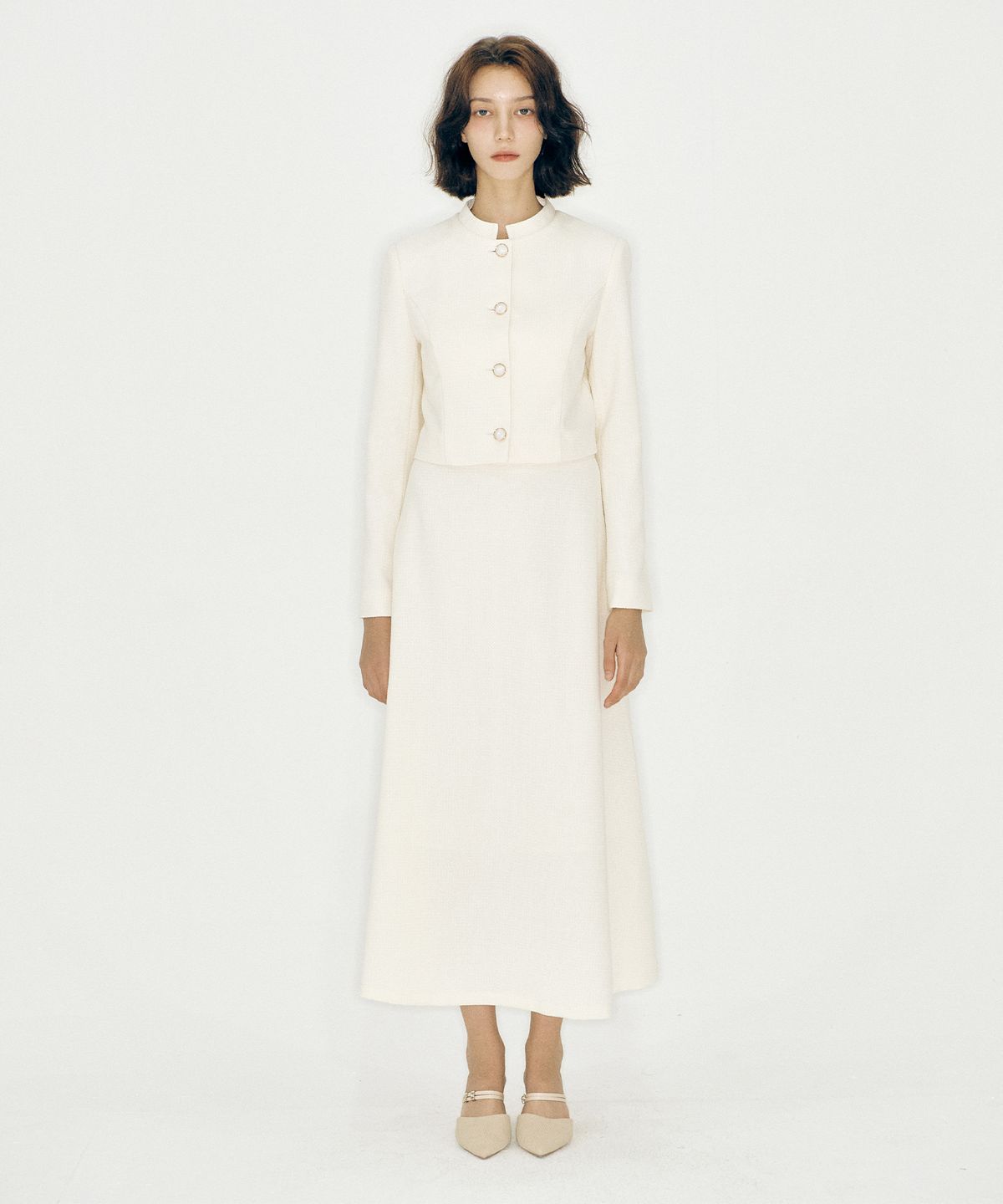 비아락테아(VIA LACTEA) A-Line Long Skirt