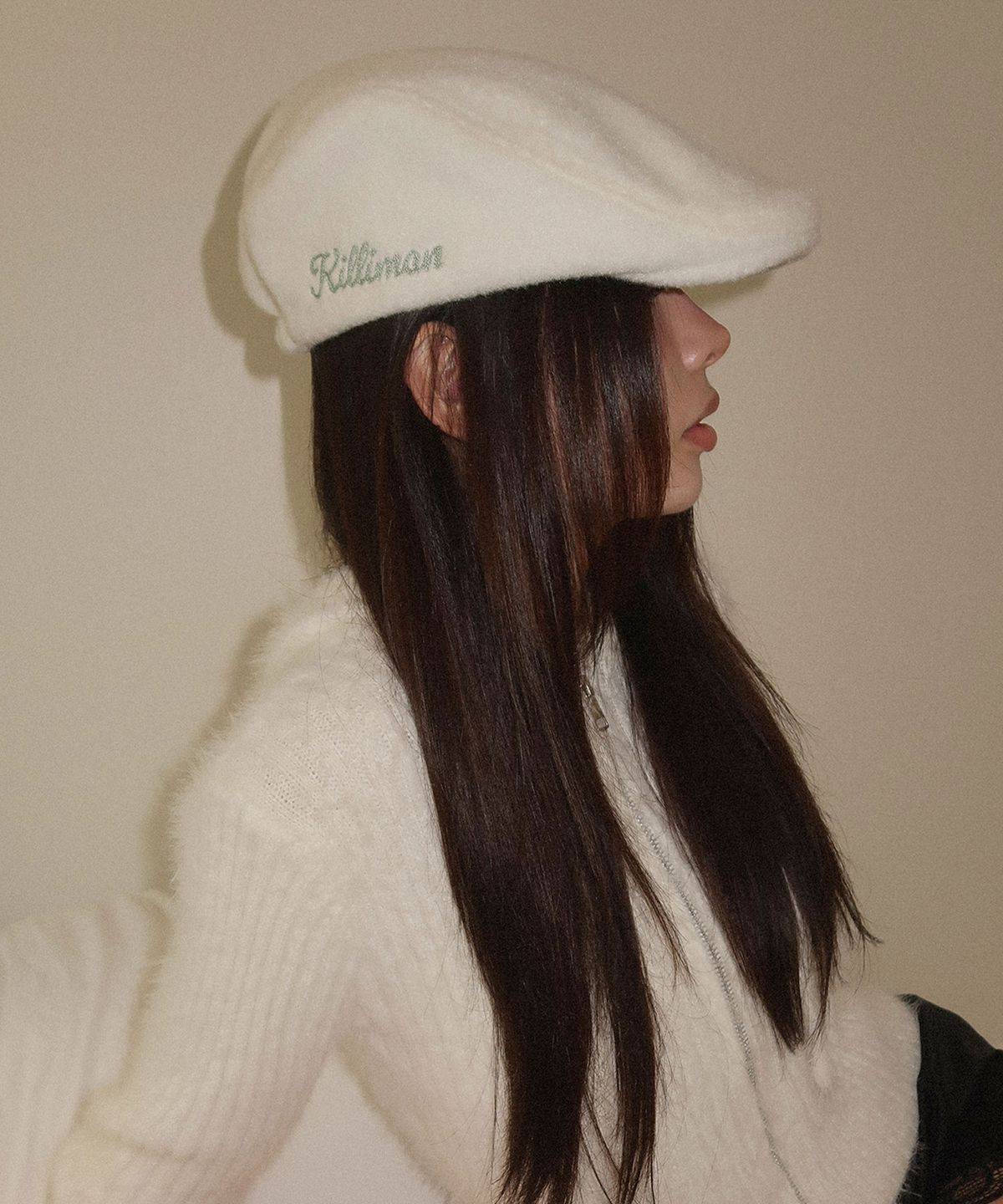 킬리만(KILLIMAN) Wool Hunting Cap- Milk Ivory
