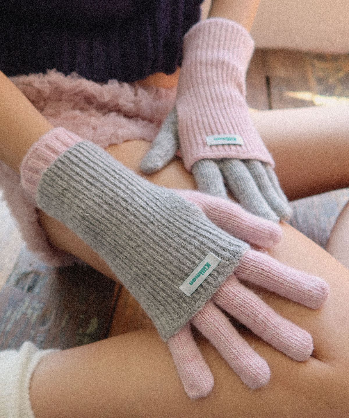 킬리만(KILLIMAN) 2-Way Wool Fluff Warmer Gloves (6 Color)