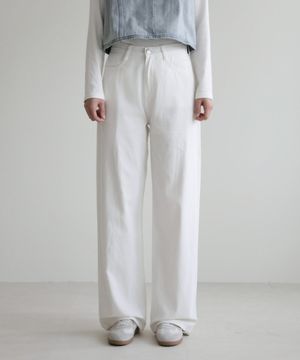 TWO WAY 와이드 면팬츠 & 스트링 조거 면팬츠