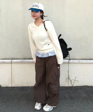 (우먼) 에센셜 브이넥 소프트 니트_4 COLOR