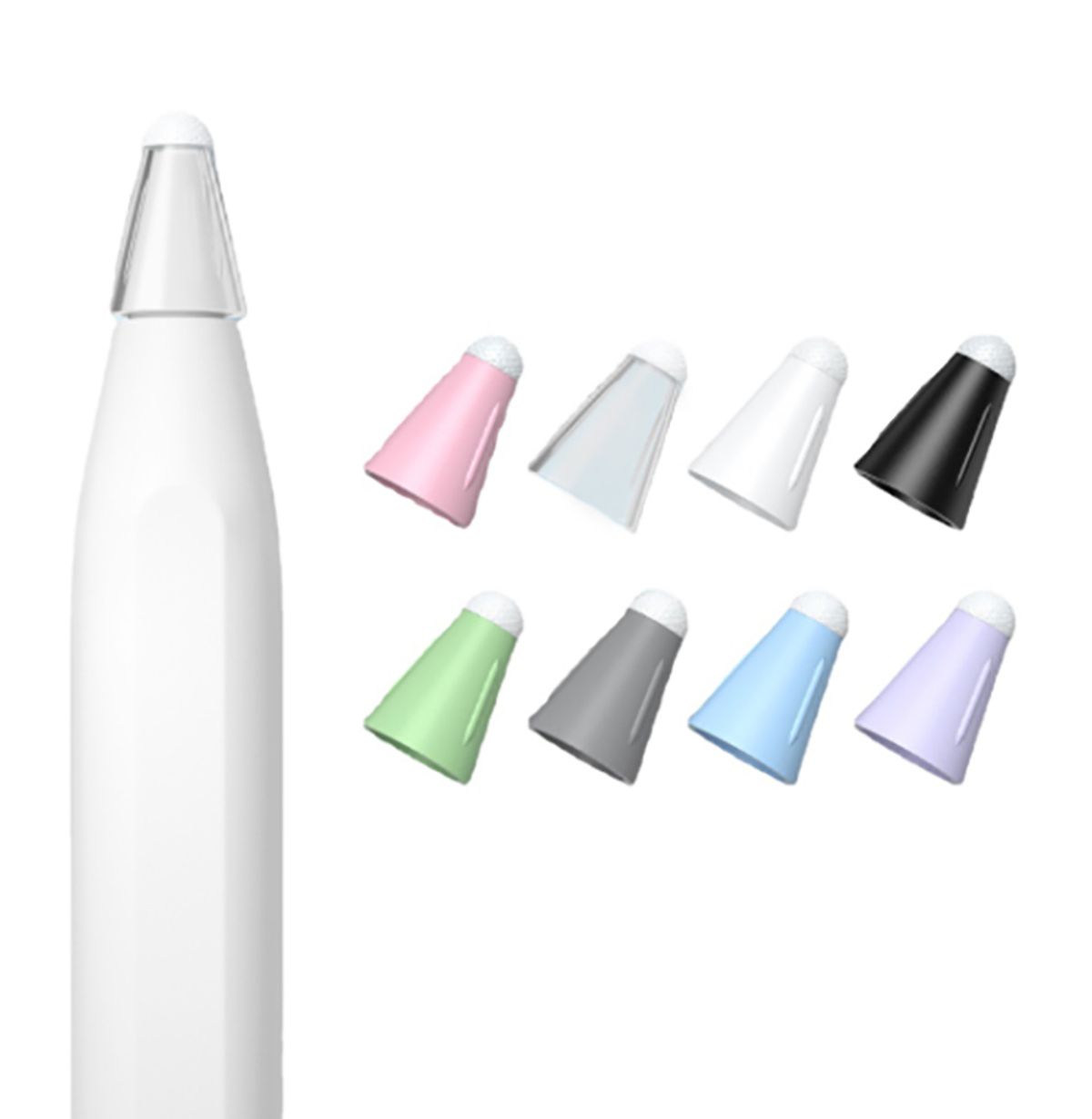 투에이비(TWOAB) 애플 펜슬 호환 패브릭 펜촉 팁커버 8pcs