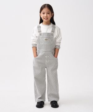 KIDS STRIPE OVERALL PANTS stripe