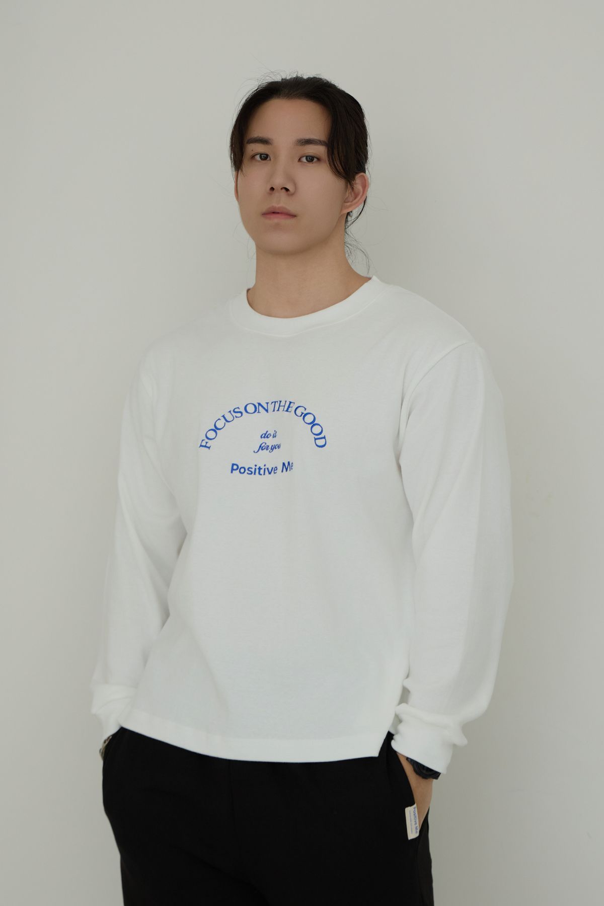 포지티브미(POSITIVEME) 끌라르떼 올가닉 롱슬리브 화이트