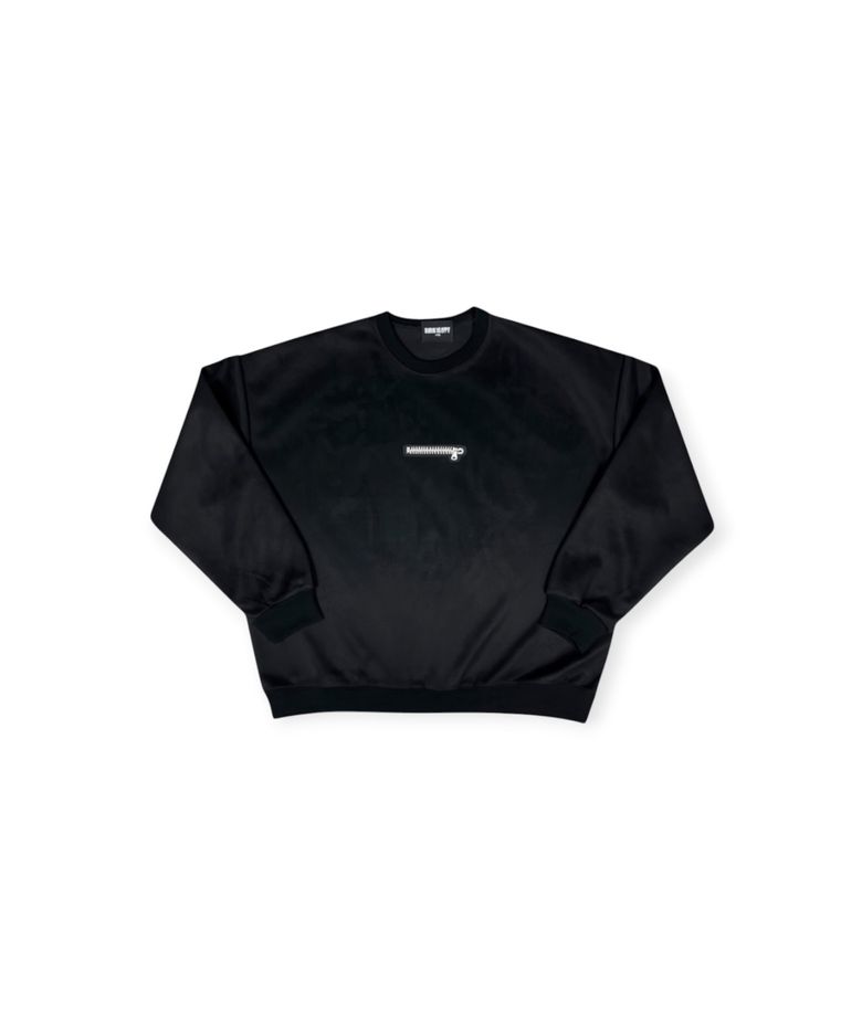 No Heart Suede Sweatshirts (Black)