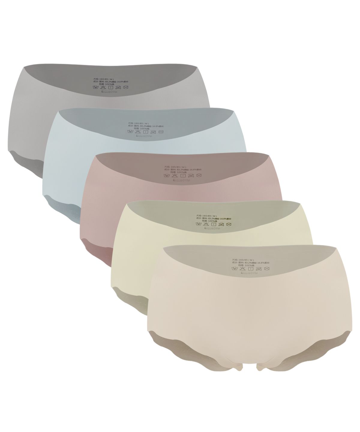 파란(PALAN) [5PACK] 펀칭하트 심리스 무봉제 삼각 팬티