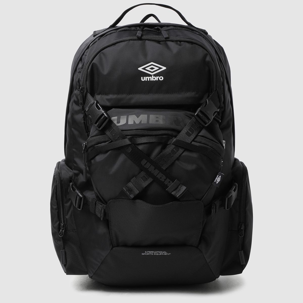 엄브로(UMBRO) 피타 백팩 (35L)_구성품 크로스백  블랙(UQ123CBP17)